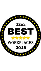 Inc 2018 Best Place to work logo